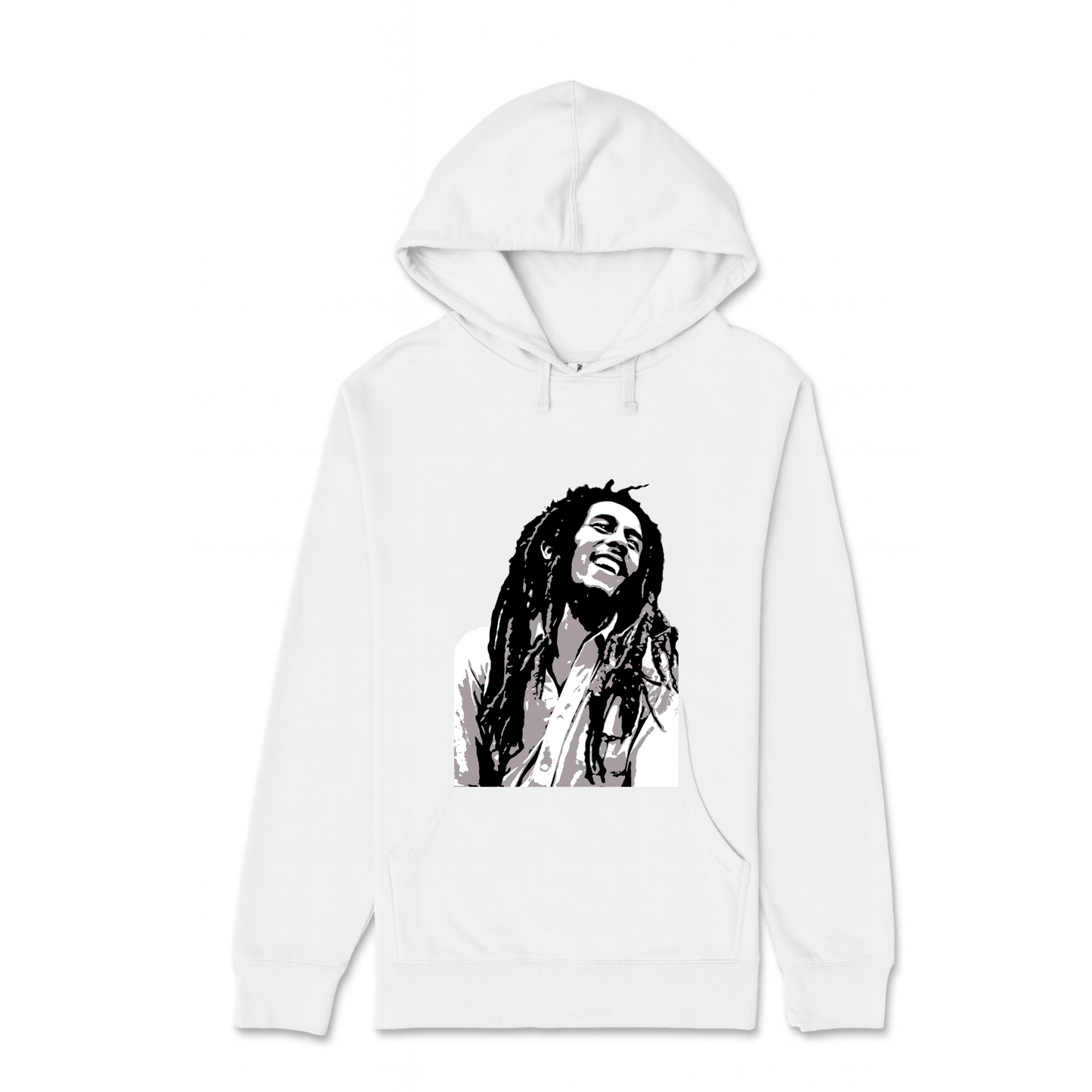 Bob Marley_Blk & Wht_Cruddy Coleman_Hoodie