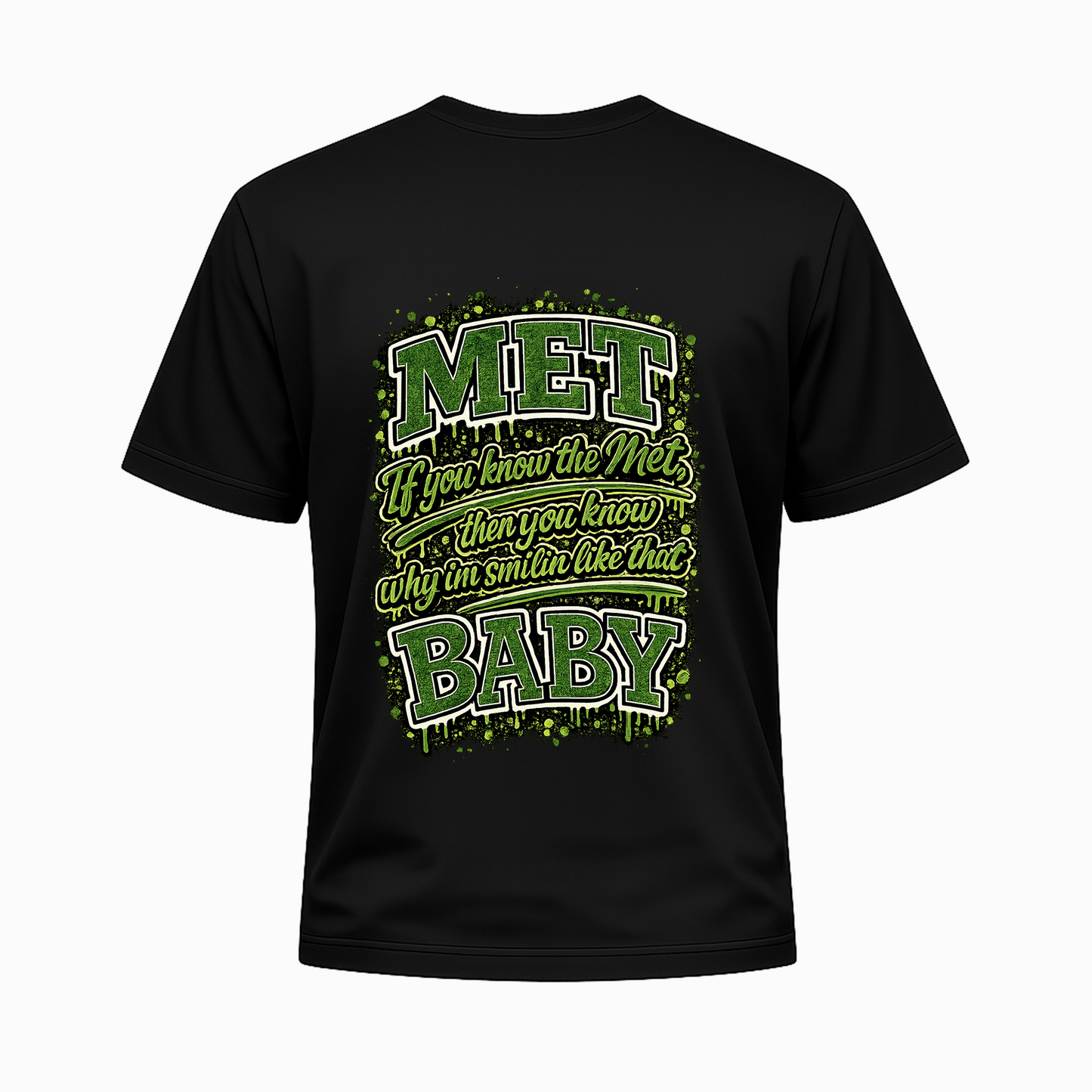 Mens_Green_Met Baby_T-Shirt