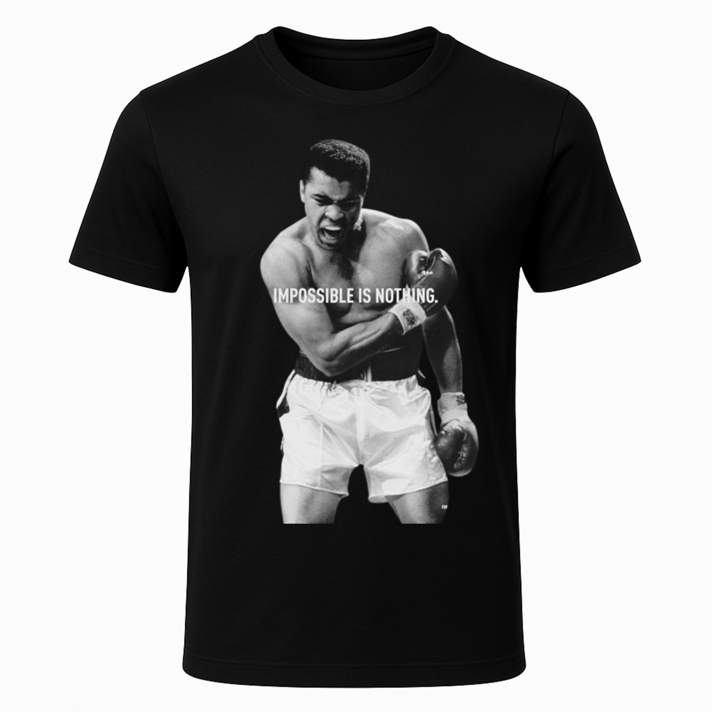 Muhammad Ali Blk & Wht_Cruddy Coleman_T-Shirt