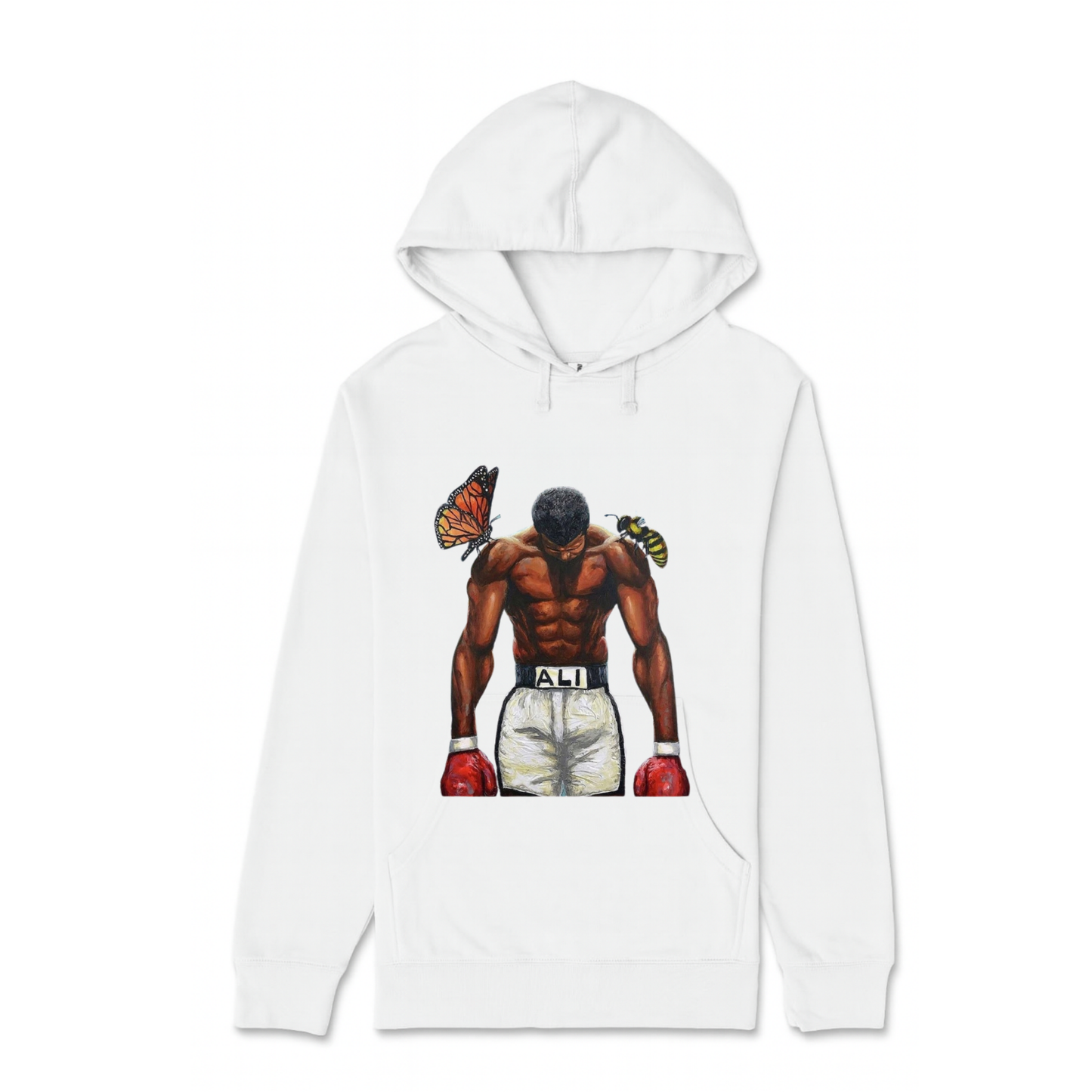 Muhammad Ali_Butterfly_Bee__Cruddy Coleman_Hoodie