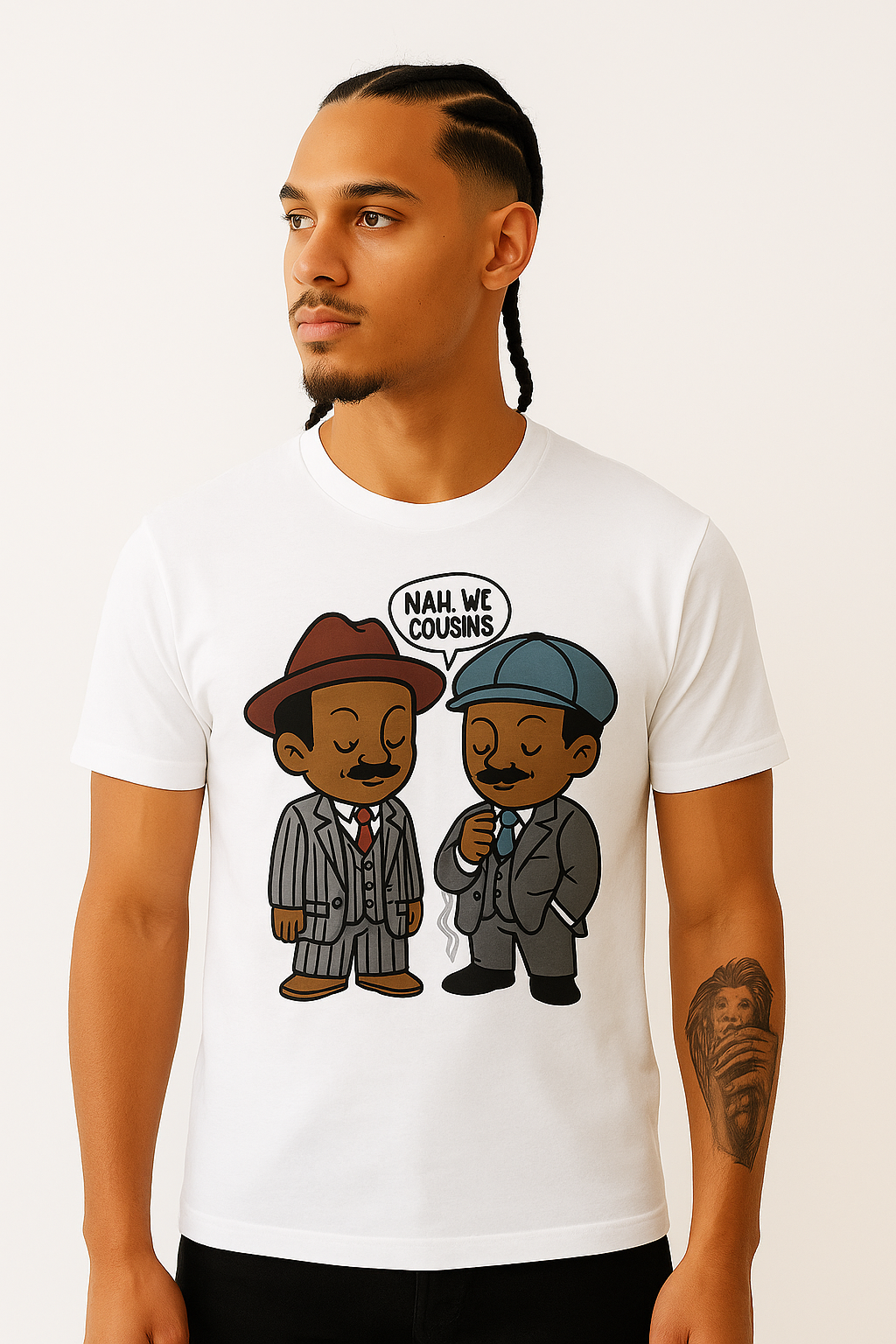 Nah We Cousins _Cruddy Coleman_T-Shirt