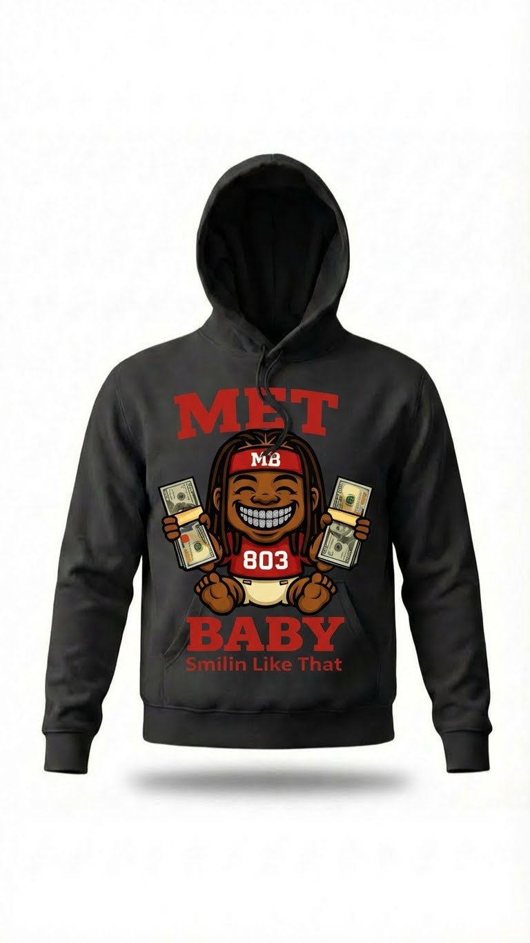 Men_Red_Met Baby_with Dreads_Cruddy Coleman_Hoodie
