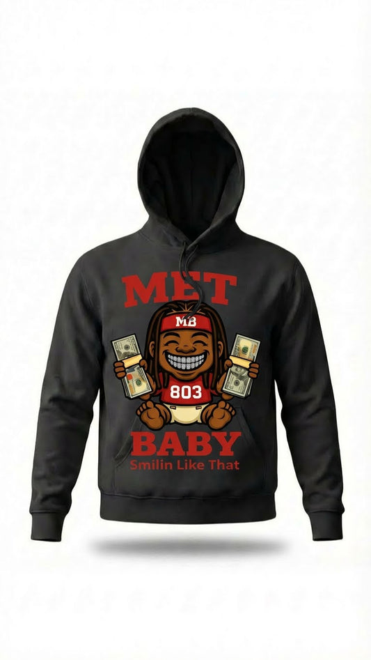Men_Red_Met Baby_with Dreads_Cruddy Coleman_Hoodie