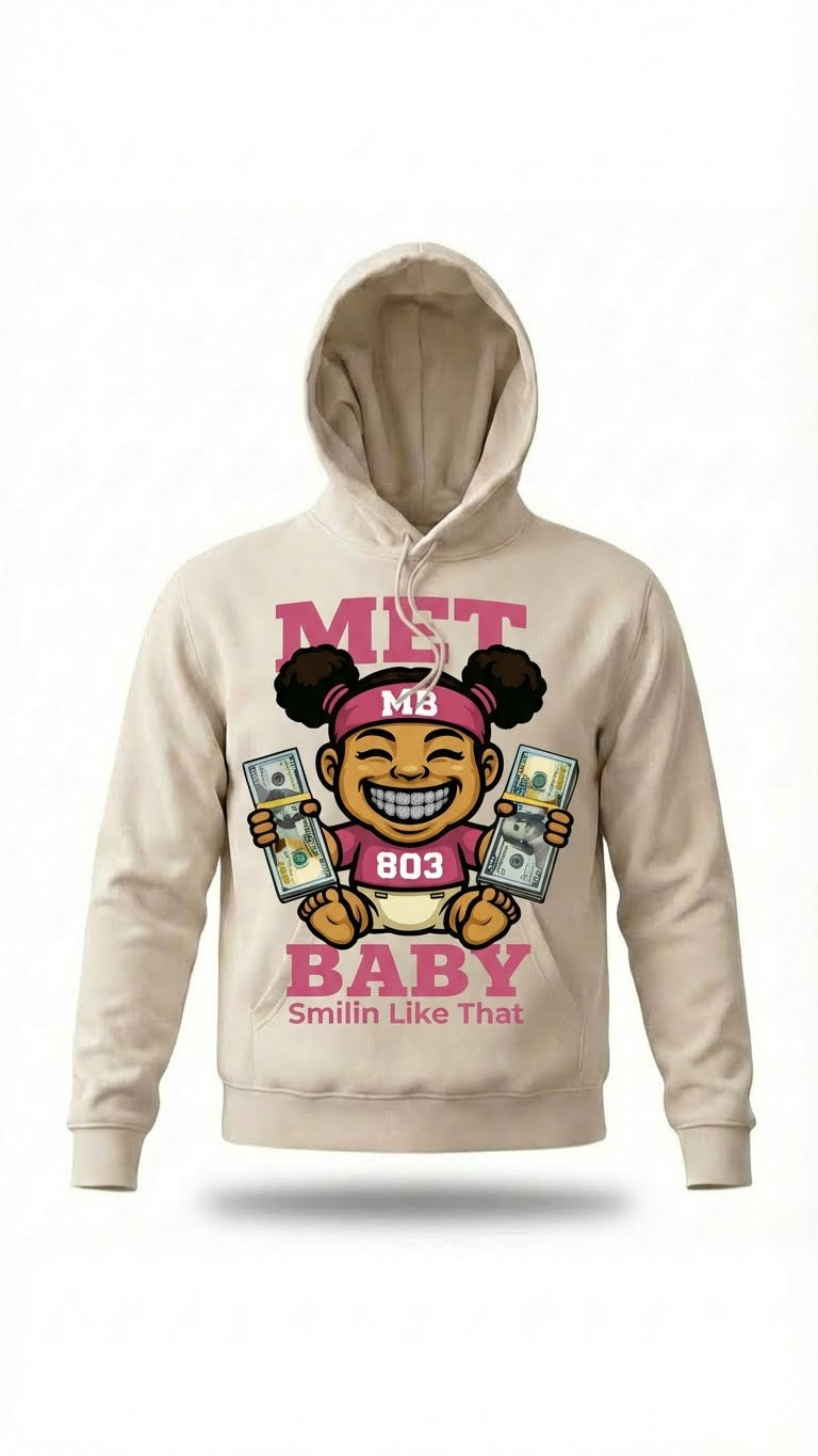 Women_Pink_Met Baby_Cruddy Coleman_Hoodie