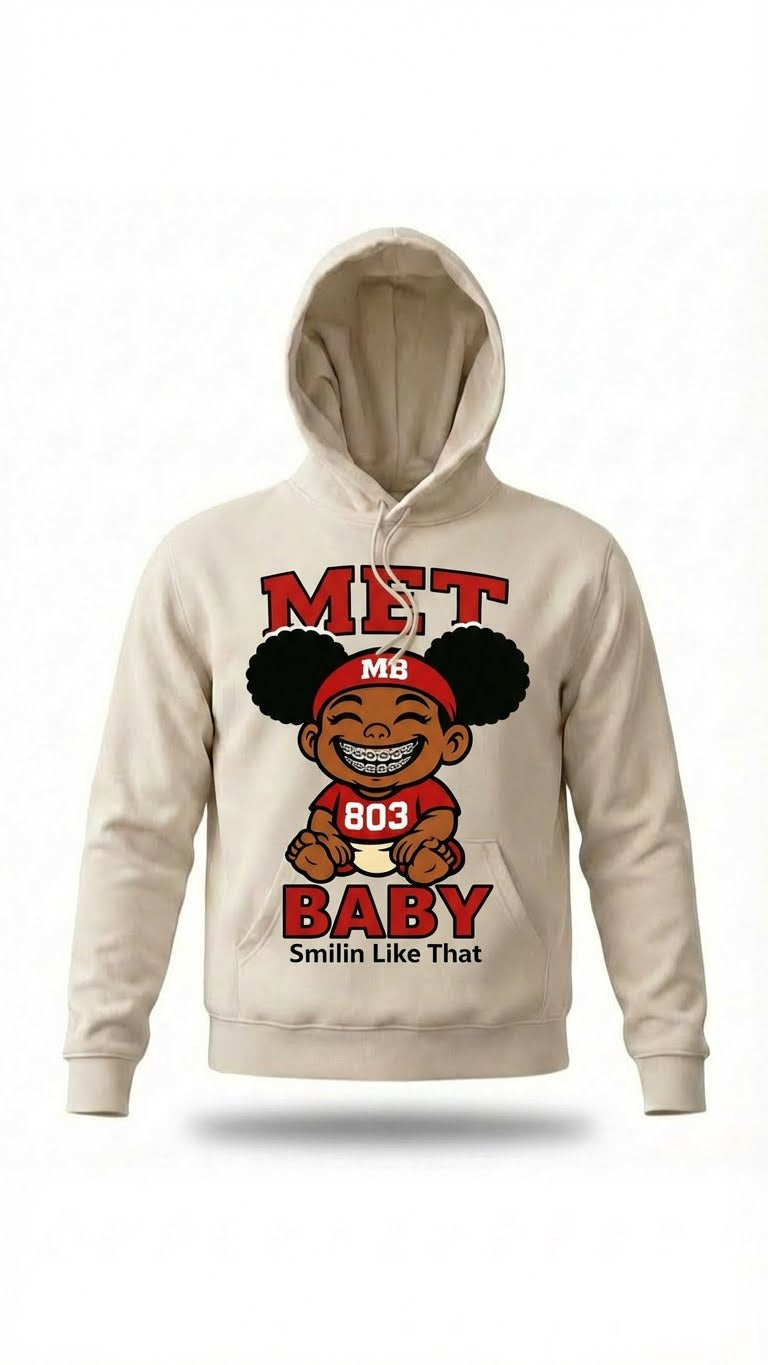 Women_Red_Met Baby_with Braces_Cruddy Coleman_Hoodie