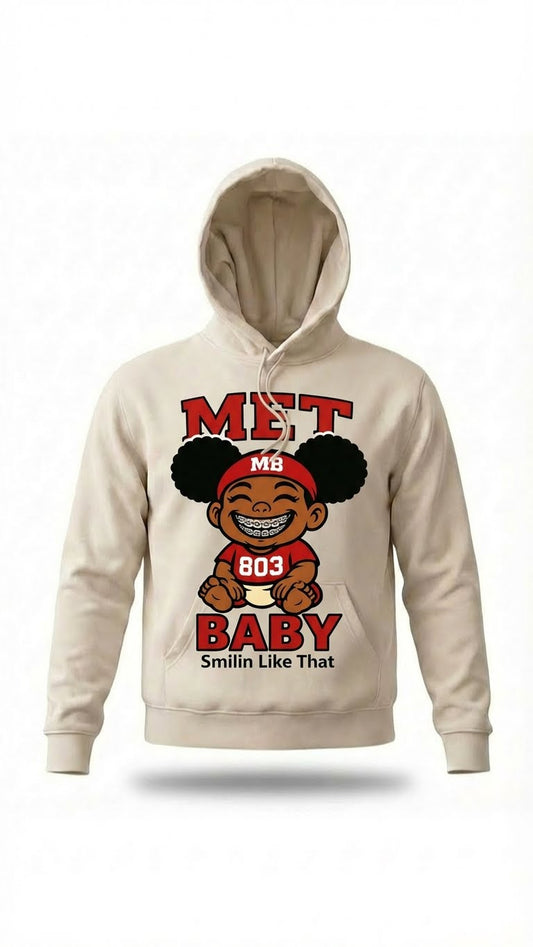 Women_Red_Met Baby_with Braces_Cruddy Coleman_Hoodie