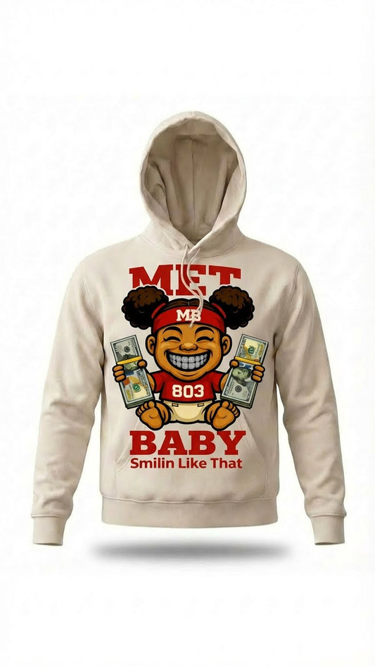 Women_Red_Met Baby_with Grillz_Cruddy Coleman_Hoodie