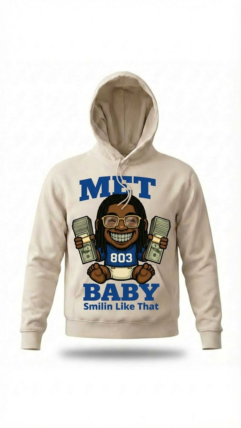 Men_Royal Blue_Met Baby_with Grillz_Cruddy Coleman_Hoodie