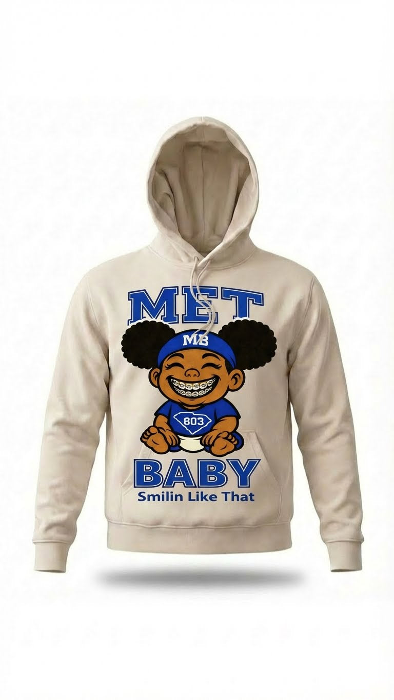 Women_Royal Blue_Met Baby_with Braces_Cruddy Coleman_Hoodie