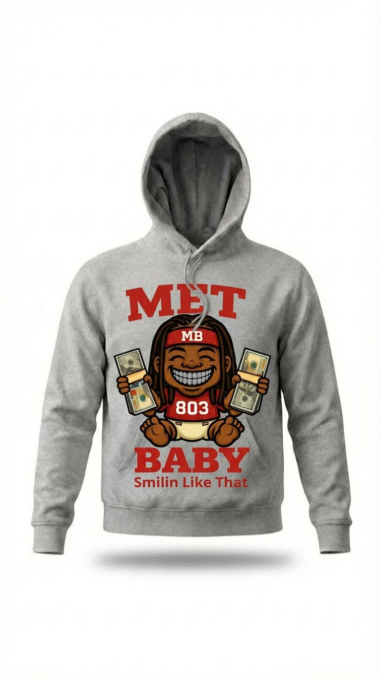 Men_Red_Met Baby_with Dreads_Cruddy Coleman_Hoodie