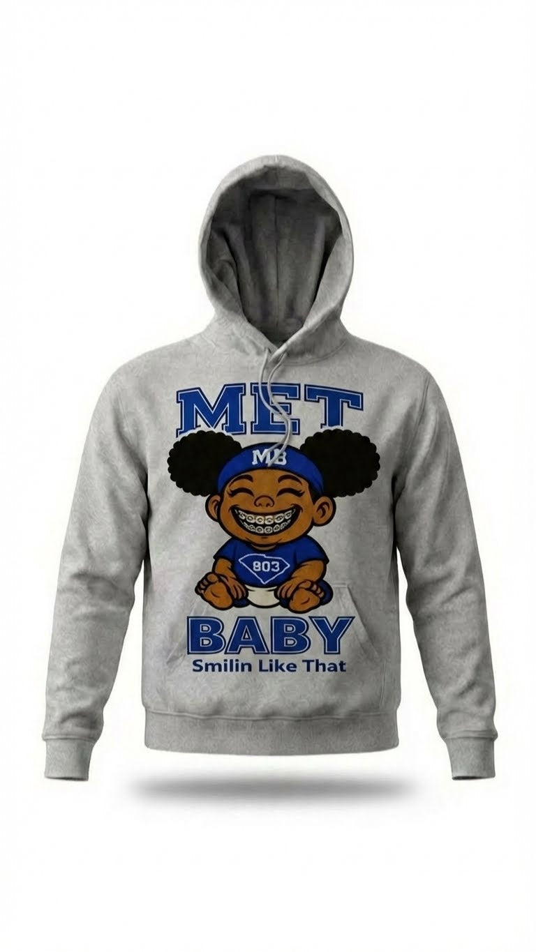 Women_Royal Blue_Met Baby_with Braces_Cruddy Coleman_Hoodie