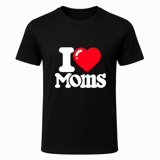 I Love Moms_Cruddy Coleman_T-Shirt
