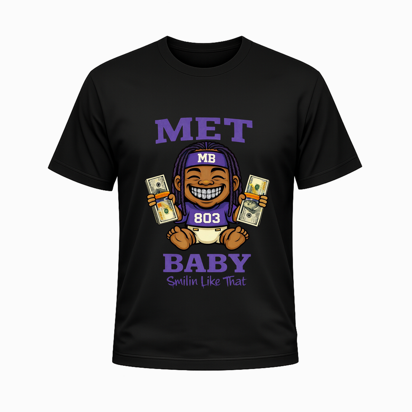 Mens_Purple_Met Baby_T-Shirt