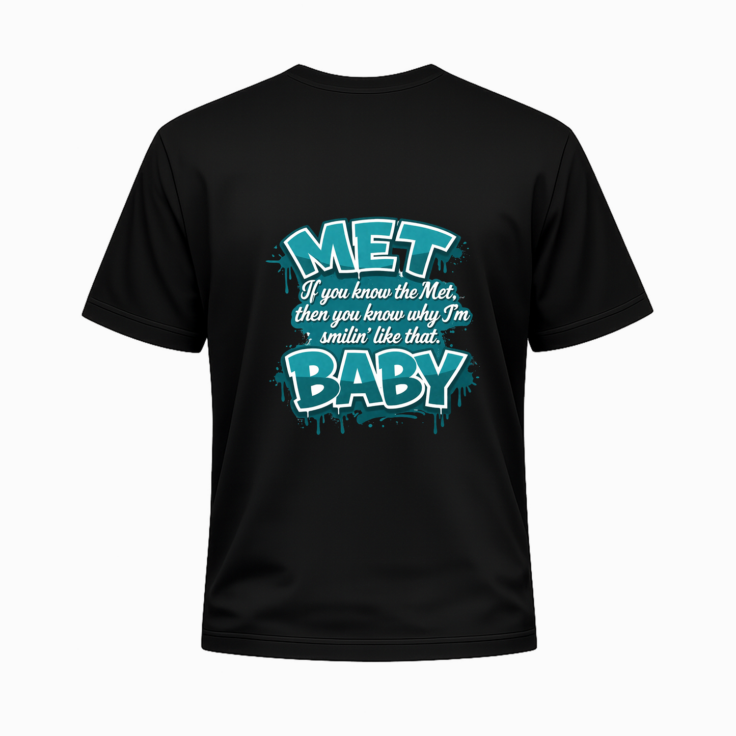 Mens_Teal_Met Baby_T-Shirt