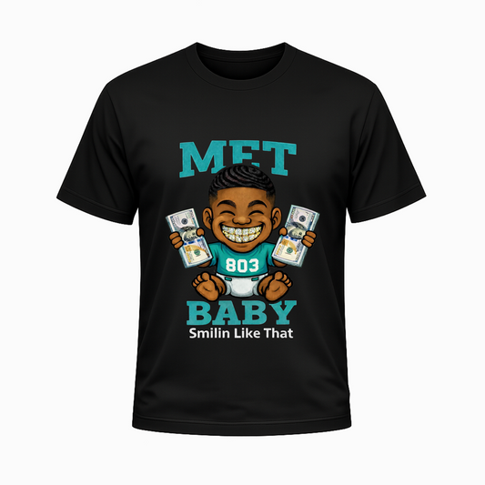 Mens_Teal_Met Baby_T-Shirt