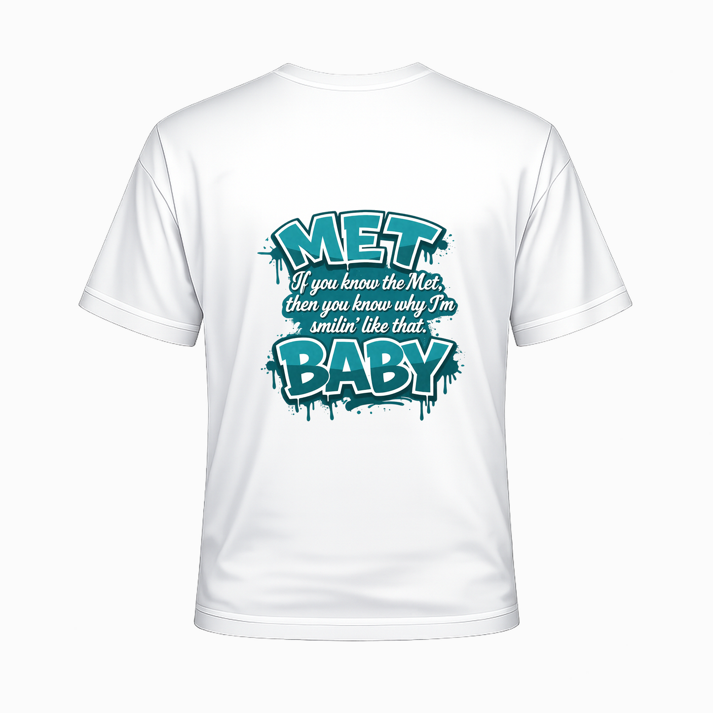 Mens_Teal_Met Baby_T-Shirt