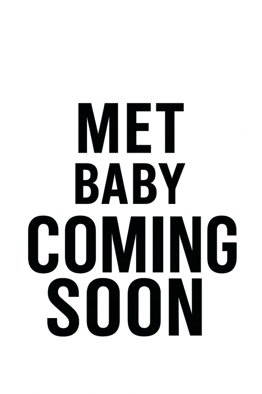 White Met Baby Coming Soon