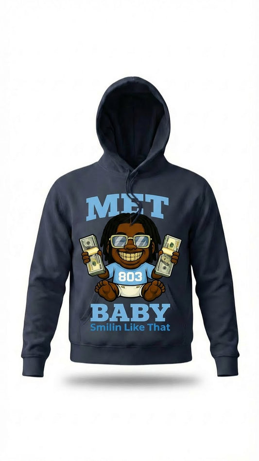 Men_Carolina Blue_Met Baby_with Dreads_Cruddy Coleman_Hoodie