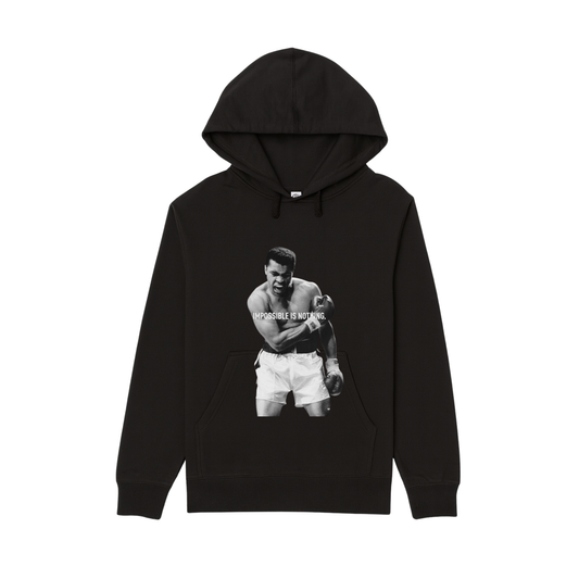 Muhammad Ali_Blk & Wht_Cruddy Coleman_Hoodie