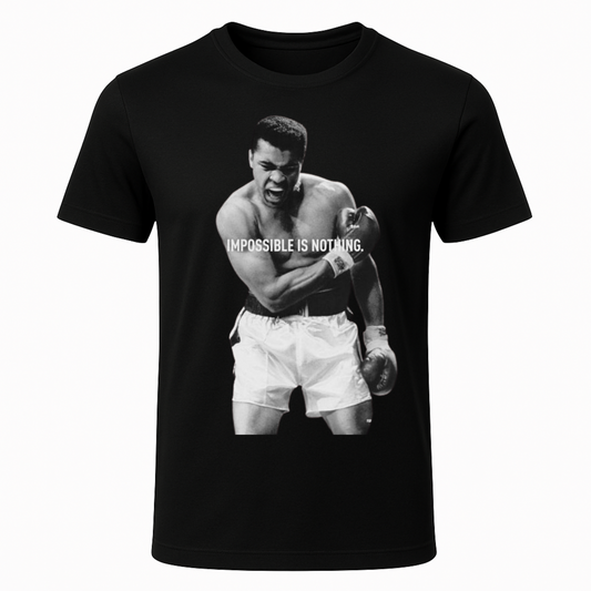 Muhammad Ali Blk & Wht_Cruddy Coleman_T-Shirt