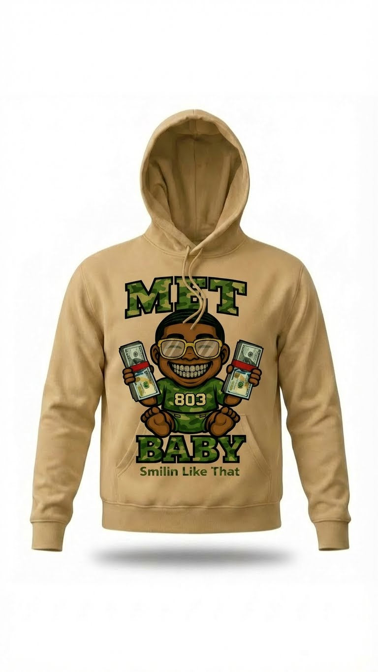 Men_Camo_Met Baby_with Cesar Cut_Cruddy Coleman_Hoodie